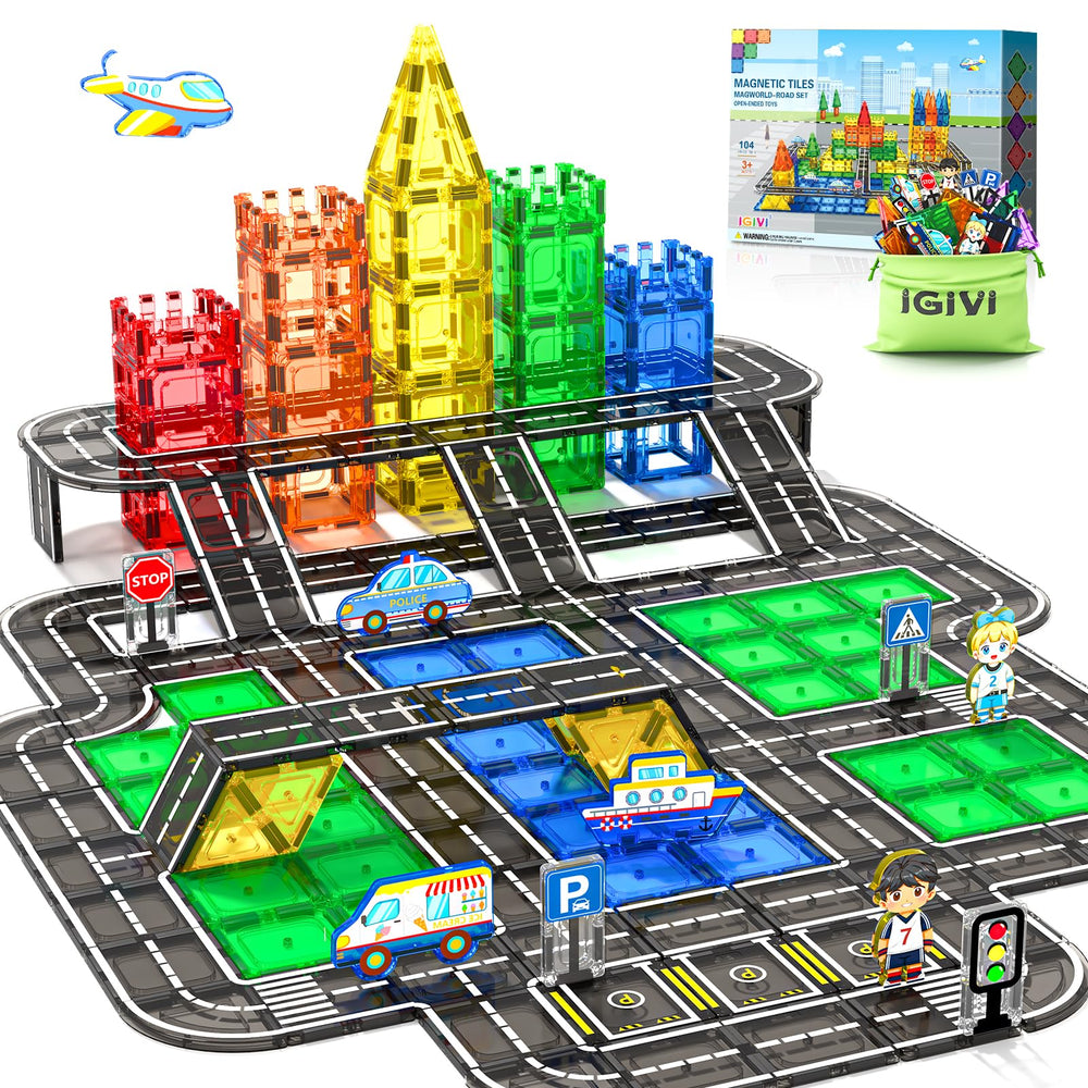 IGIVI magnetic tiles enable imaginative city-building play