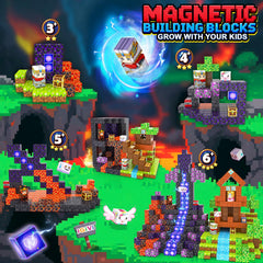 IGIVI Magworld knight and monster pieces invite storytelling and cooperative building.