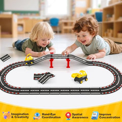 IGIVI magnetic tiles road bridges support multi-level builds and crossings.
