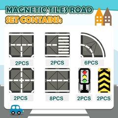 IGIVI safe materials road tiles provide non-toxic, kid-friendly construction for peace of mind.