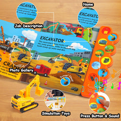 iGRATENS Dig It Dump It Build It 10 sound buttons for interactive learning