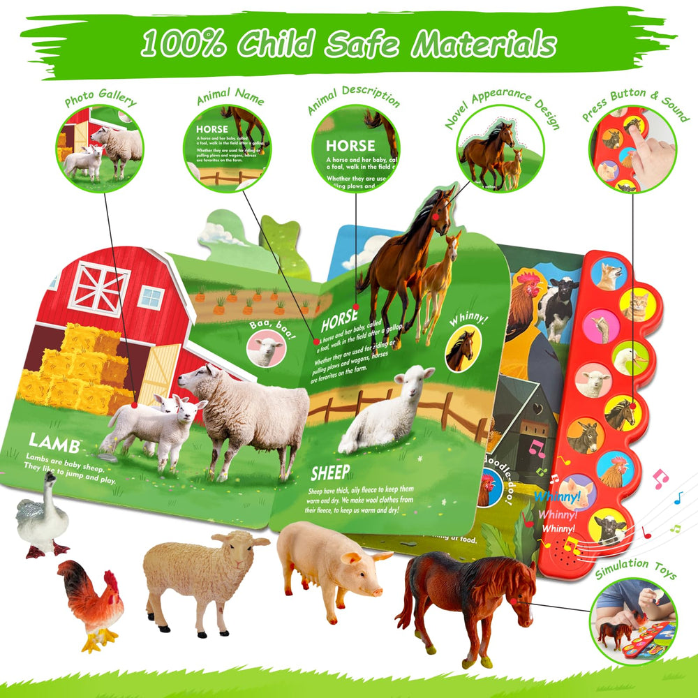 iGRATENS author-anna-illustrator adds educational flair to this playful farm set.