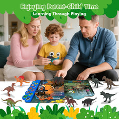 iGRATENS dinosaur figures look realistic for story-based pretend play