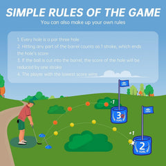 IGRL Golf Yard Game tee boxes help position shots and organize turns
