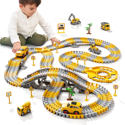 IHAHA construction track bridge enables imaginative play and easy assembly
