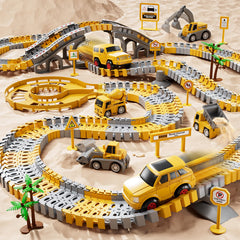 IHAHA construction truck excavator in action for hands-on pretend work