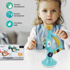 IIROMECI blue trumpet offers twelve modes for varied tunes and discovery.