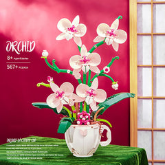 iixeal pink orchid educational assembly activity boosts spatial thinking