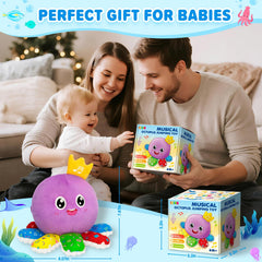 IJIGU octopus toy in sound-controlled mode with 16 songs.