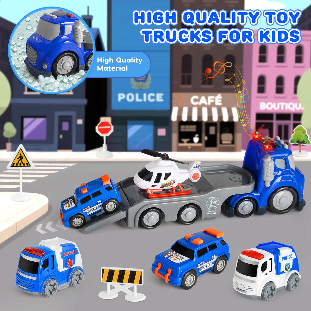 IJIGU police mini ambulance promotes caring role-play and pretend rescue scenarios.