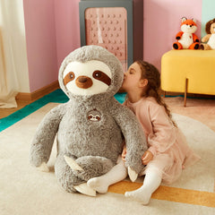 IKASA EN71 and ASTM certified sloth plush, safe for kids to enjoy.