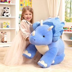 IKASA gift-ready giant dinosaur plush, a lovable surprise for kids.