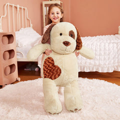 IKASA Labrador plush closeup fur; ultra-soft texture for comforting hugs