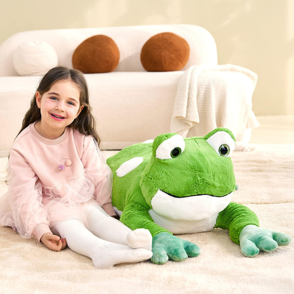 IKASA premium quality stuffed frog meeting EN71 and ASTM standards