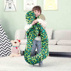 IKASA soft plush snake in 106-inch size for immersive play scenes