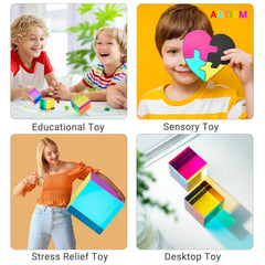 iKeelo Color Cube on the desk scene adds tactile color exploration.