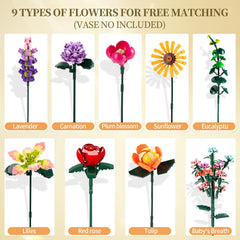 IKIDSUN DIY Unique Bouquet helps you display a personal, vibrant centerpiece year-round.