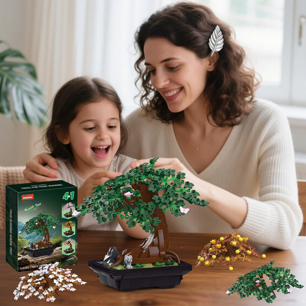 ikkosya safe ABS bonsai kit supports creative play for kids.