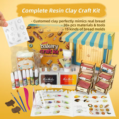 iland Cute Crafts bread molds in 15 types for realistic mini pastries.
