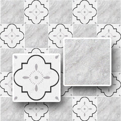 iland dollhouse flooring grey marble tiles with a realistic texture for refined rooms.