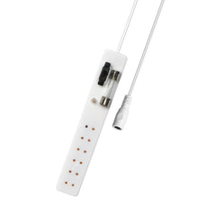 iland safety dollhouse power strip fuse reduces risk in DIY lighting setups.