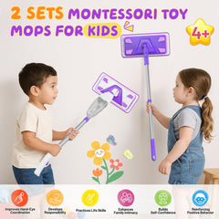 ILAVCLEAN toy mop flat-dry in action supports floor-cleaning practice
