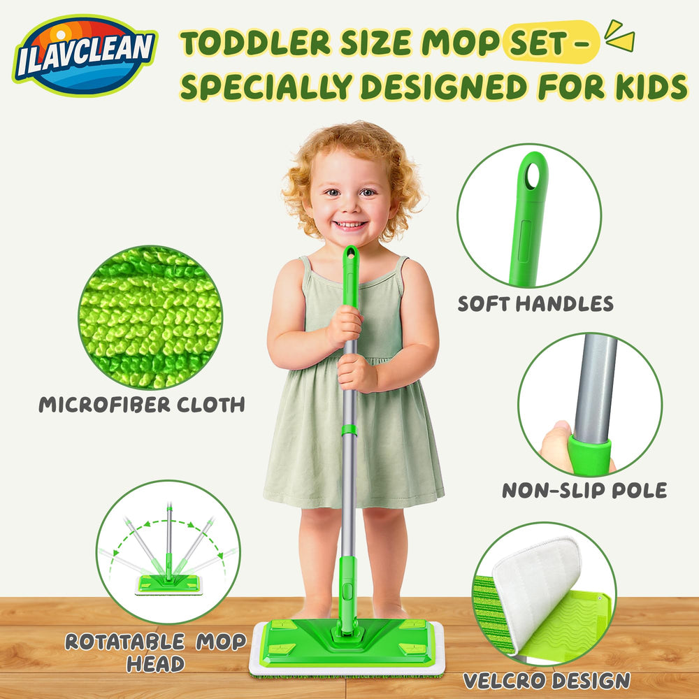 ILAVCLEAN washable microfiber pad is reusable and machine-washable for eco-friendly use.