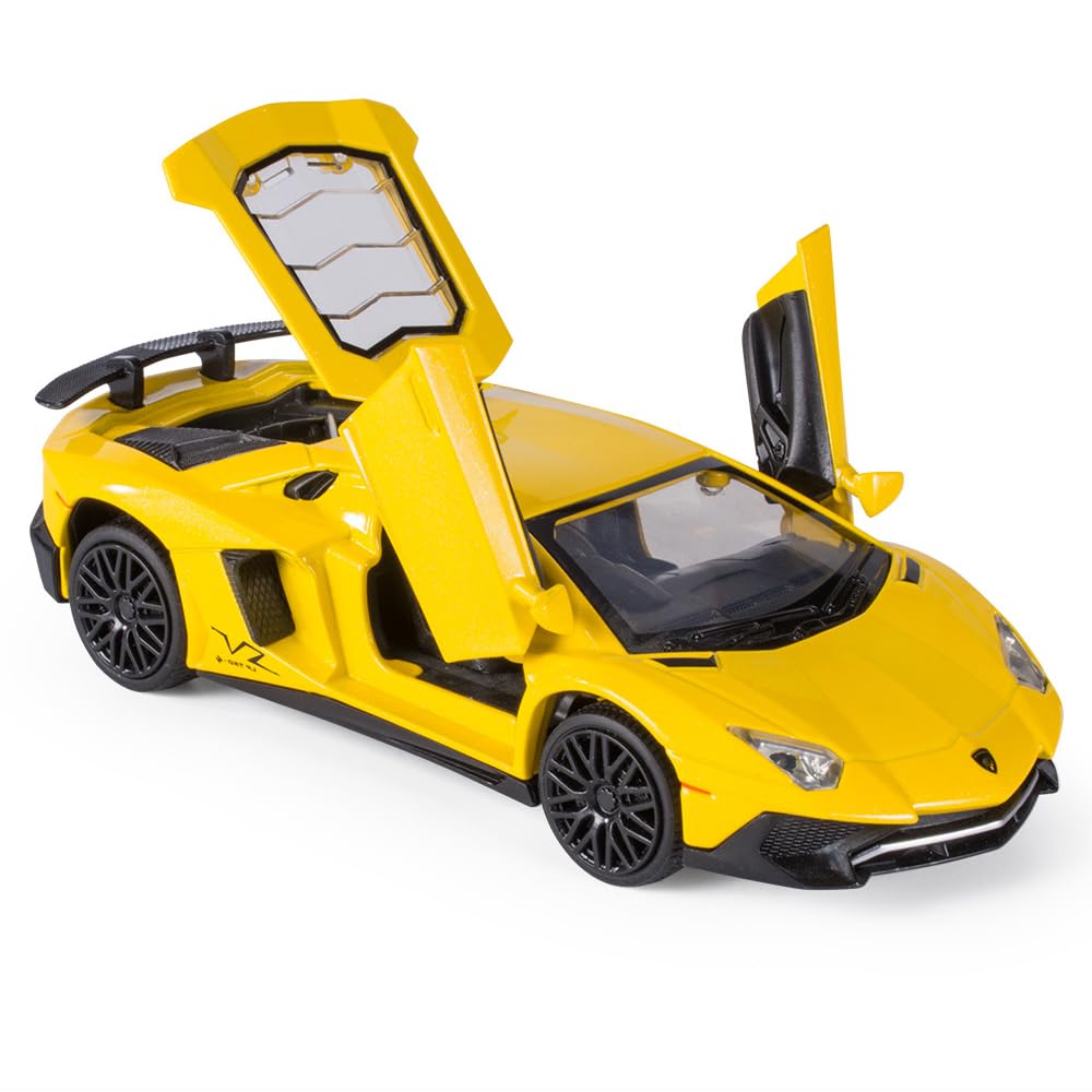 iLooboo Lambo Aventador front view with detailed die-cast body for display