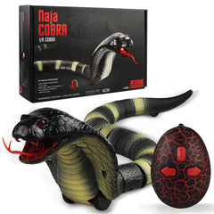 FauKait Remote Control Snake Toy – RC & Robot Electric Rattlesnake Fast Moving for Kids