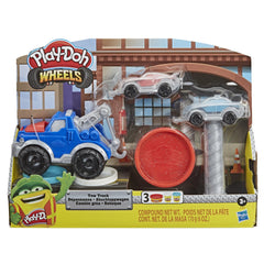 Play-Doh Wheels Tow Truck Toy for Kids 3+ — 3 Non-Toxic Colors