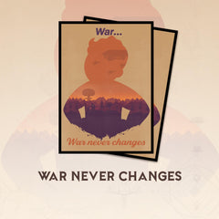 War Never Changes MTG Card Sleeves (Textured) – 104 Count Standard Size | Wizcraft Gaming
