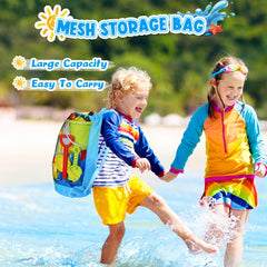 FUN LITTLE TOYS Beach Toys watering can adds pretend gardening and water play.