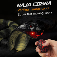 FauKait Remote Control Snake Toy – RC & Robot Electric Rattlesnake Fast Moving for Kids