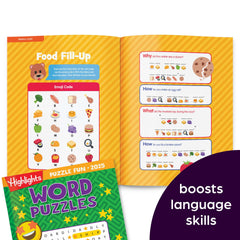 Puzzle Fun 2025 — Highlights for Children 4-Book Travel Puzzle Set for Kids 6+