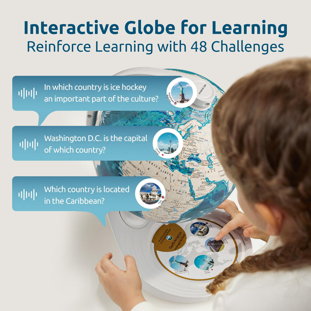 Science Can Openable Globe blends learning with modern decor for bedrooms or classrooms.