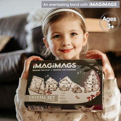 Imagimags Crystal Set include strong magnets for secure, lasting assembly.
