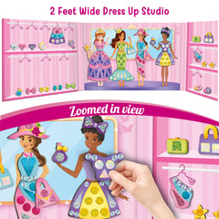 Imagimake bonus magnetic doll expands storytelling dress-up fun.