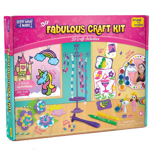 Imagimake Fabulous Craft Kit overview showcases unicorn-inspired creativity and engaging activities.