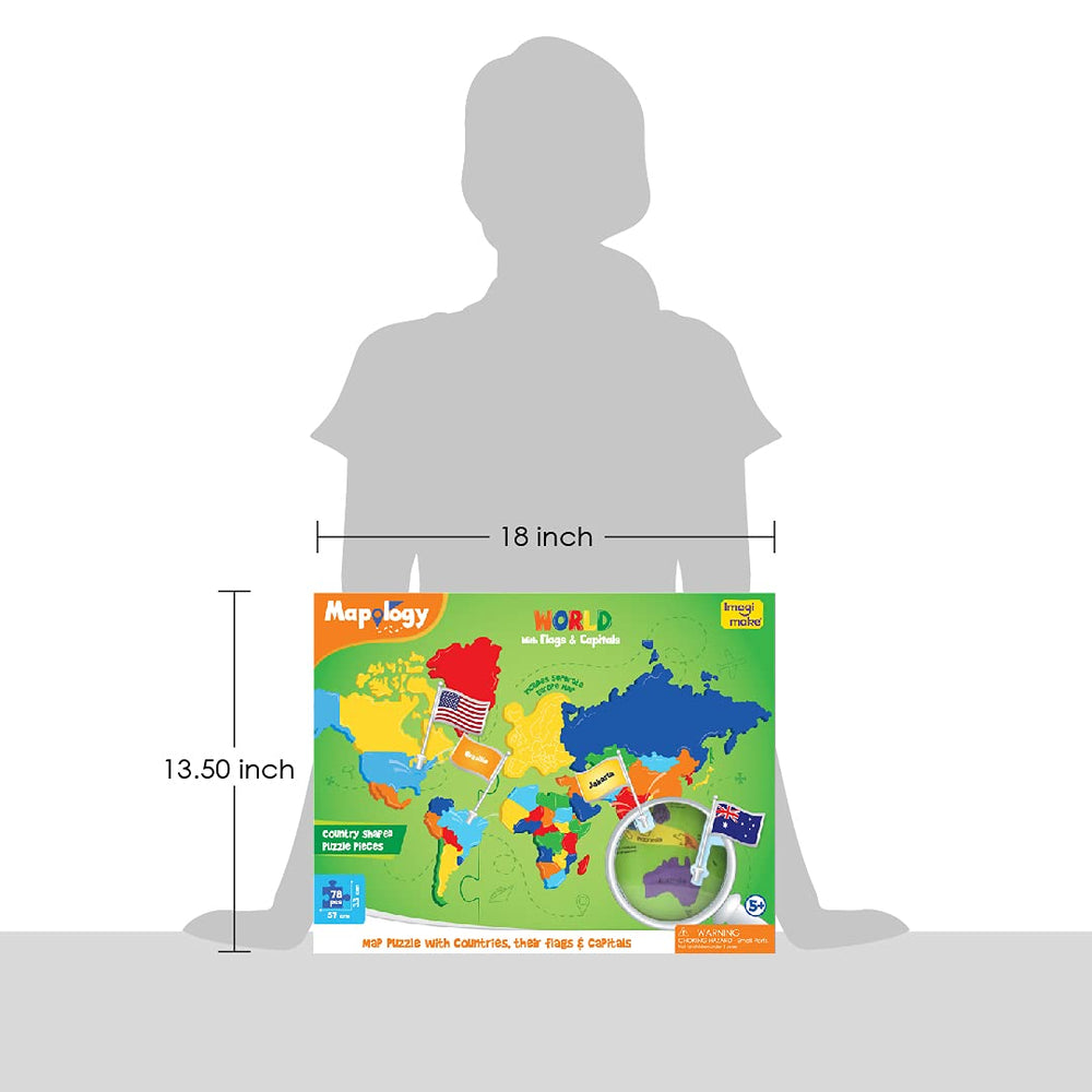 Imagimake Mapology vibrant colors boost recognition and engagement.