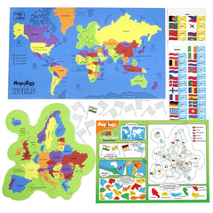 Imagimake Mapology world flags with sixty-five flags to learn national symbols.