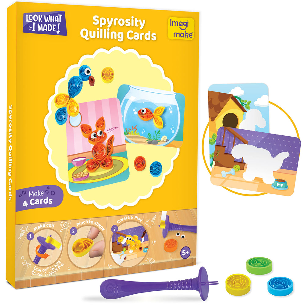Imagimake paper quilling kit for delicate decorative art projects