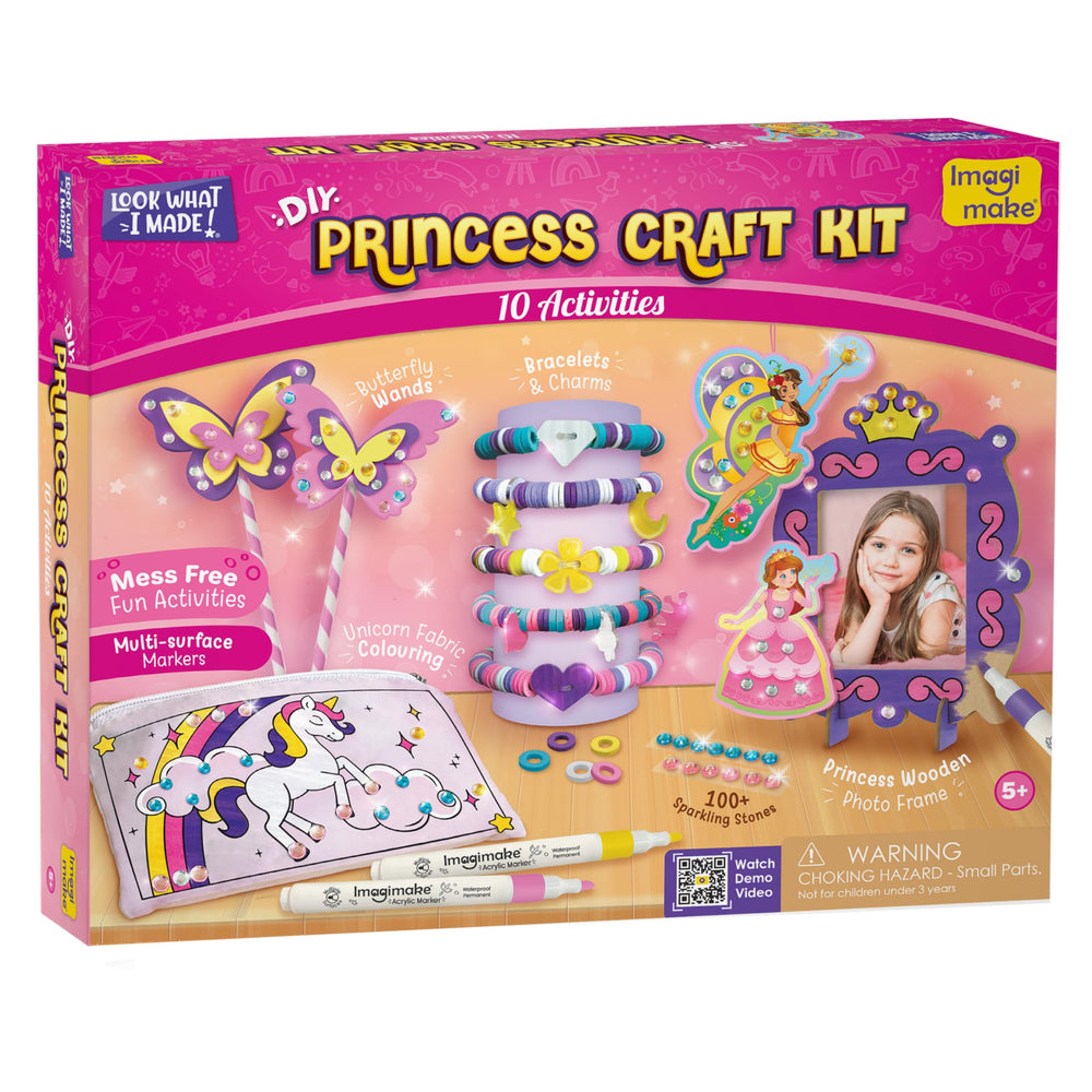 Imagimake Princess Craft Kit bracelet making for imaginative play