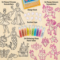 Imagimake unicorn suncatcher pieces for interchangeable designs