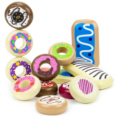 Imagination Generation Cookies & Cream donut wood piece encourages pretend bakery adventures