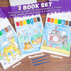 Imagination Works Paint with Water vehicles book cover; easy start to creative play.