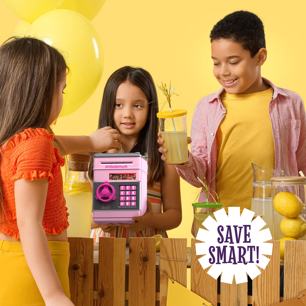 Imagineers KiddieVault battery compartment keeps the toy powered for play.