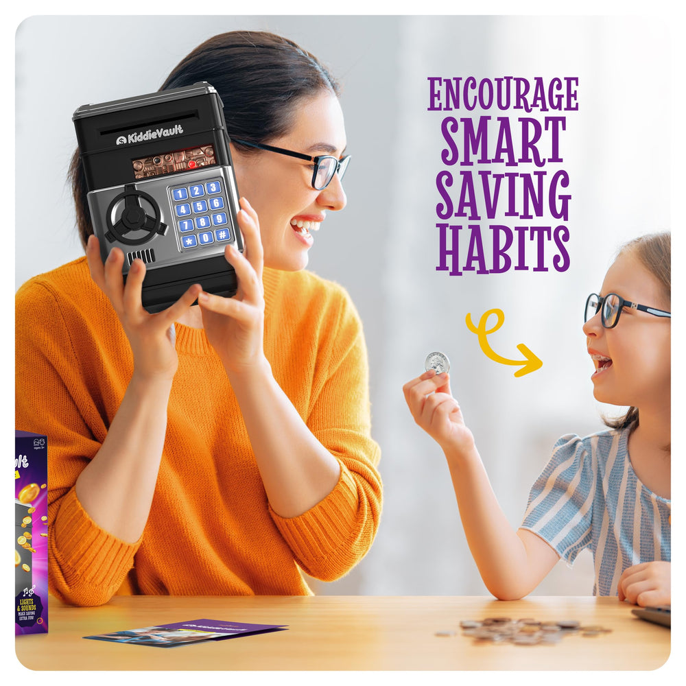 Imagineers KiddieVault real-vault-experience offers pretend-play opportunities with a secure feel.