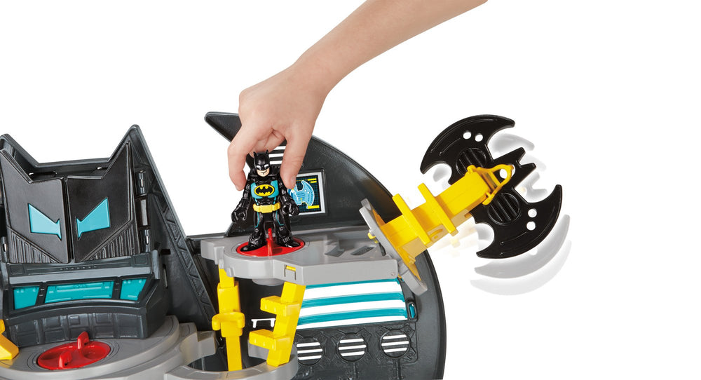 Imaginext Batcave batwing enables stealth flight play and daring rescues