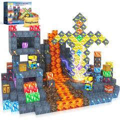 Imagiomo magnetic blocks assembly for creative play and motor skills development