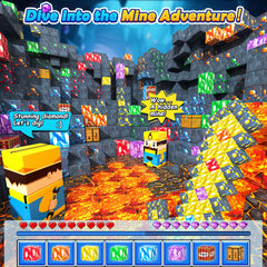 Imagiomo mine adventure cave scene highlighting mineral elements